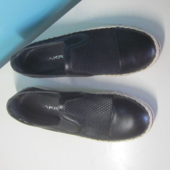 Makris Womens Size 8 / 38.5 Slip On Platform Espadrille Loafer Casual Shoes - Picture 14 of 14